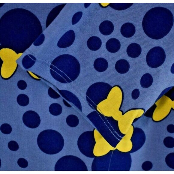 LuLaRoe Misses Small Disney Blue Minnie Mouse Short Sleeve Irma Tunic (New) - Picture 11 of 11